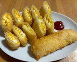 春巻きの皮でマヨ卵フライ！作り方8写真