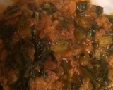 ほうれん草のトマト煮(トルコ)作り方7写真