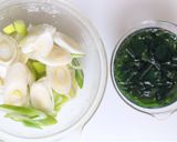 やみつき♡長ねぎとわかめのごま塩ナムル作り方1写真