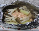 鮭のホイル焼き　〜柚子胡椒＆マヨだれ〜作り方7写真