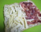 油揚げのホットサンド☆作り方1写真