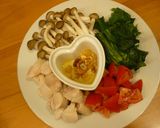 簡単♪ほうれんそうとササミのチーズ焼き♪作り方1写真