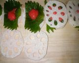 れんこんのはさみ揚げ☆明太子入り♪作り方4写真