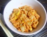 レンジでチン♪egg+ｷﾑﾁ納豆～❤作り方3写真