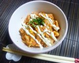 レンジでチン♪egg+ｷﾑﾁ納豆～❤作り方4写真