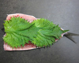 ＊いわしの梅しそくるくる巻き＊作り方2写真