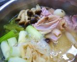 蕗と鶏肉と茹で干し大根の洋風煮作り方6写真
