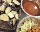 ＊ノンオイル☆蒸し麻婆茄子＊作り方3写真