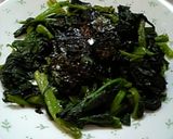 簡単♪ほうれん草のマーガリン炒め♪作り方7写真