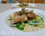 鶏肉と春野菜のフリカッセ作り方7写真