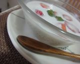 魅惑の味♡タピオカミルクをかけた杏仁豆腐作り方2写真