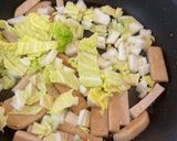 和風豆乳クリームパスタ（豆苗入り）作り方7写真