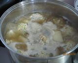 根菜と鶏肉団子のたいたん作り方4写真