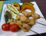 鶏肉の簡単串焼き＆野菜の旨味凝縮焼き作り方6写真