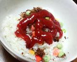 レンジで簡単！ヘルシーオムライス☆゜作り方1写真