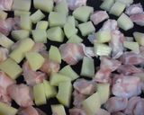 揚げずになんこつ唐揚げ＆フライドポテト作り方2写真