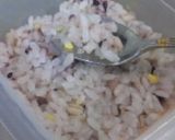 ネギトロとホウレンソウのご飯ケーキ☆作り方2写真