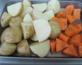 こっくり♪鶏ささみと新じゃがのゴマ煮作り方1写真