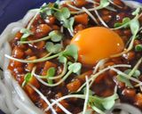 山芋シャキシャキ～甘辛味噌うどん作り方6写真