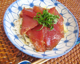 ４０分漬けて美味！簡単♪　まぐろの漬け丼作り方5写真