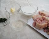 ホワイトデーに♪ホワイトソースチキン作り方1写真