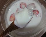 魅惑の味♡タピオカミルクをかけた杏仁豆腐作り方3写真