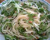 水菜と納豆の超簡単スパゲティ　一人ランチ作り方3写真