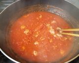 パスタ：シンプルなトマトスパゲティ作り方5写真