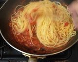パスタ：シンプルなトマトスパゲティ作り方6写真