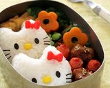 リボンピックで簡単☆キティちゃんキャラ弁作り方4写真