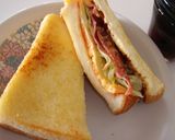 休日のお昼に!〜特製ガーリックサンド〜作り方10写真