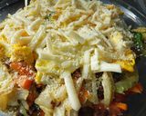 残り野菜でチーズ焼き(日曜の朝ごはん）作り方6写真
