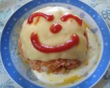 超簡単！ケチャップライス卵＆チーズのせ♪作り方4写真