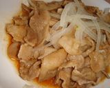簡単！美味しい〜豚バラだけで生姜焼き♡作り方3写真