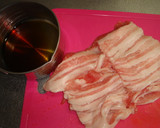 休日のお昼に♪豚の生姜焼きで簡単どんぶり作り方1写真