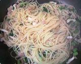 簡単菜花とツナの和風パスタ作り方4写真