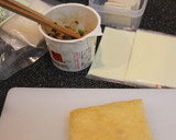 油揚げの♪お餅納豆酒粕チーズのはさみ焼き作り方2写真