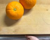 ぴょんぴょんオレンジの飾り切り（娘命名）作り方1写真