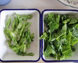 春の塩豚カルボナーラwith菜の花作り方1写真