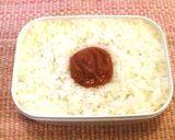 びっくり！日の丸弁当（キャラ弁？）作り方1写真