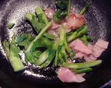 菜の花のベーコン炒め作り方3写真