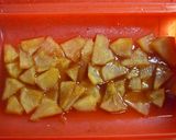 ＊ルクエdeシナモンりんご蒸しケーキ＊作り方3写真