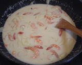 えびトマトクリームパスタ＊生クリーム不要作り方4写真