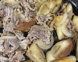 白茄子と豚肉の甘辛生姜焼き作り方5写真