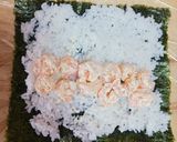 恵方巻　（えび　水菜）節分作り方5写真