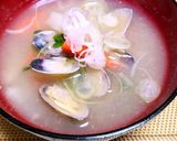 超簡単お馴染みあさりの野菜味噌汁💖作り方6写真