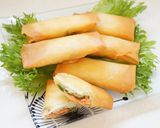 明太子ご飯のチーズ春巻き作り方5写真