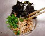 ヘルシー！味付け海苔納豆作り方2写真