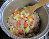 コンソメ無し!野菜たっぷりミネストローネ作り方8写真