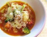 コンソメ無し!野菜たっぷりミネストローネ作り方12写真